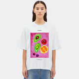 Palmika x Vika - Favorite Fruits Artwork T-Shirt – White