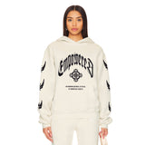 Empowered Hoodie for Woman in Creme