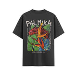 Palmika x Vika Bird of Paradise T-Shirt – Faded Black