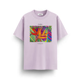 Palmika x Vika Bird of Paradise Artwork T-Shirt – Light Blue
