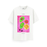 Palmika x Vika - Favorite Fruits Artwork T-Shirt – White