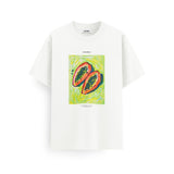 Palmika x Vika Jucy Papaya Artwork T-Shirt – White
