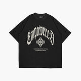 Empowered Tee For Woman In Black