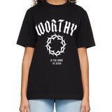 Worthy T Shirt For Woman In Black